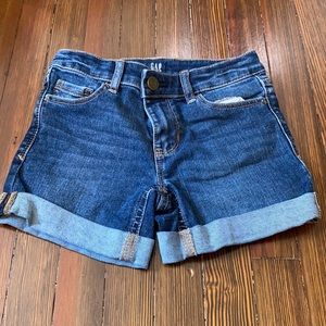 Girls size 8 gap jean shorts